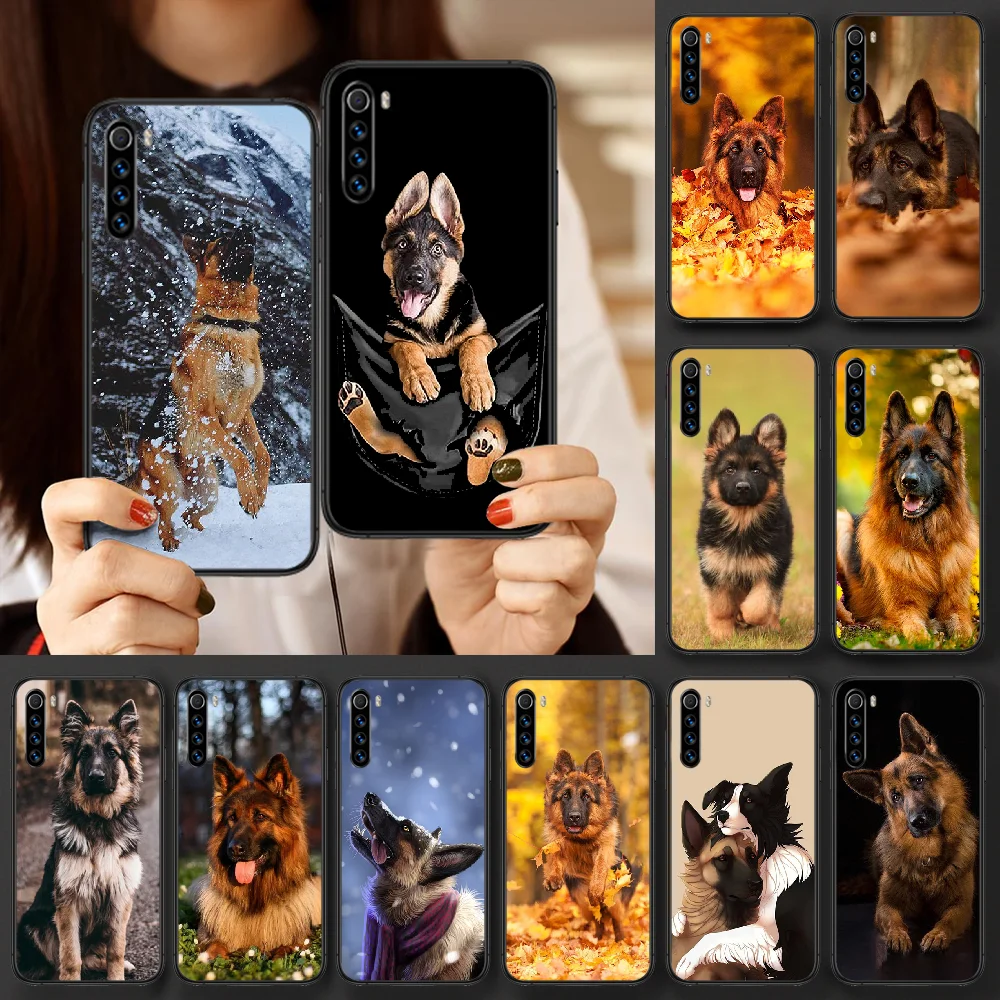 Чехол для телефона с немецкой овчиной Xiaomi Redmi Note 7 8 8T 9 9S 4X 7A 9A K30 Pro Ультрачерный