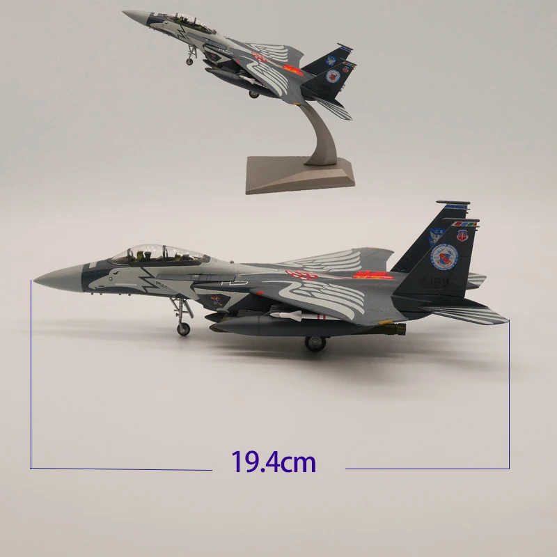 1/100 весы Mcdonnell Douglas F 15E Strike Eagle литья под давлением модель самолета сплав игрушка