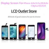 aaaaa grade true tone oled mobile phone lcd iphone 3d touch display screen digitizer for iphone 4 5 se 6 6s 6p 6sp 7 8 se2020