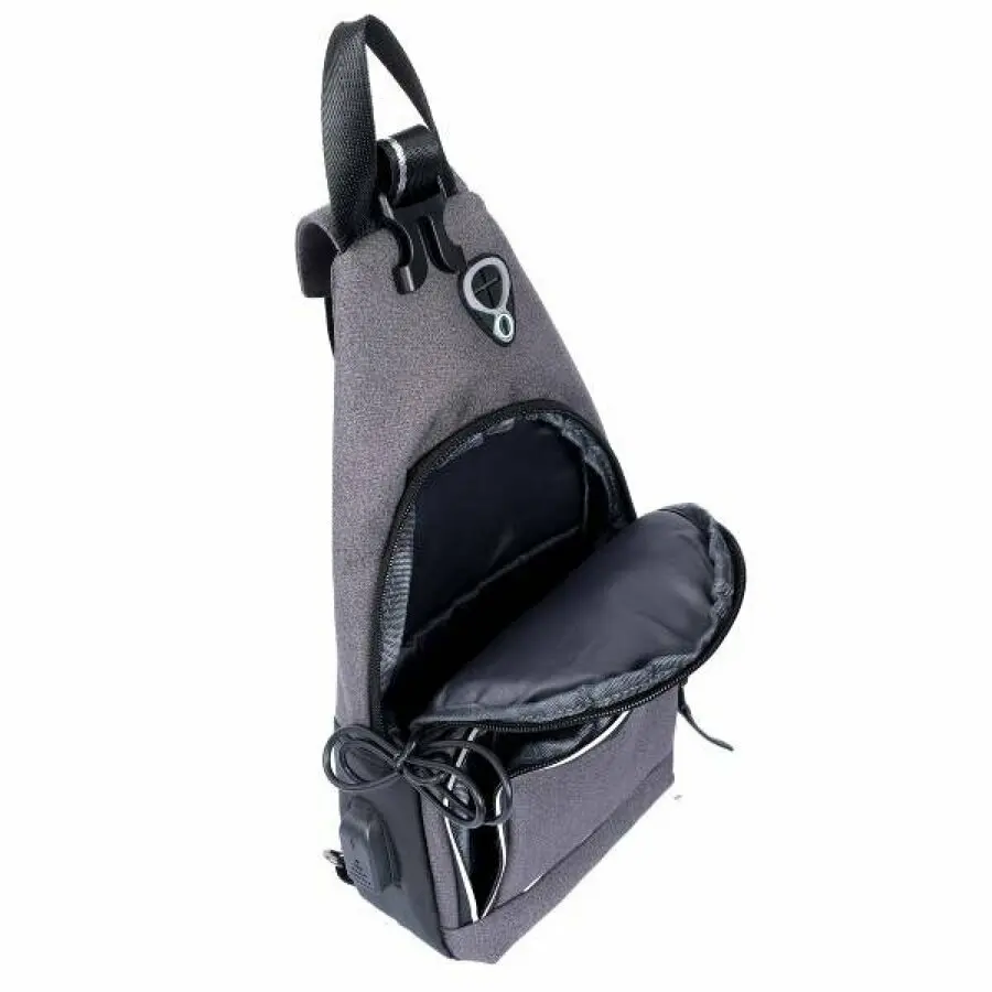 

Men Bag 2021 S 31260 single shoulder bag Grey Male Sport bag