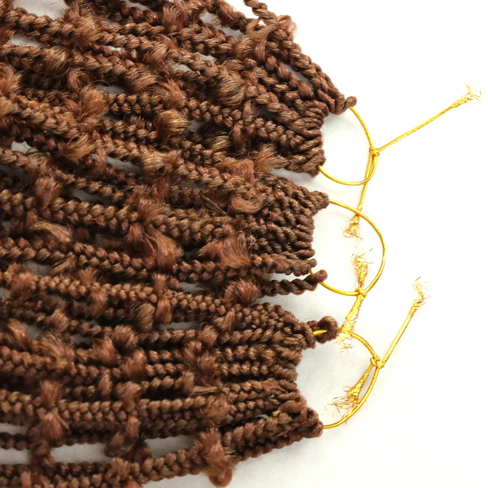 

YunRong Butterfly Locs Crochet Hair Soft River Synthetic Senegalese Twist Hair Nu Braiding For Black Women Faux