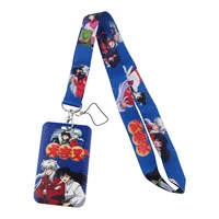 lx102 anime keychain lanyard for keys phone neck straps hang ropes gift for anime lovers fashion card badge holder lanyard lasso