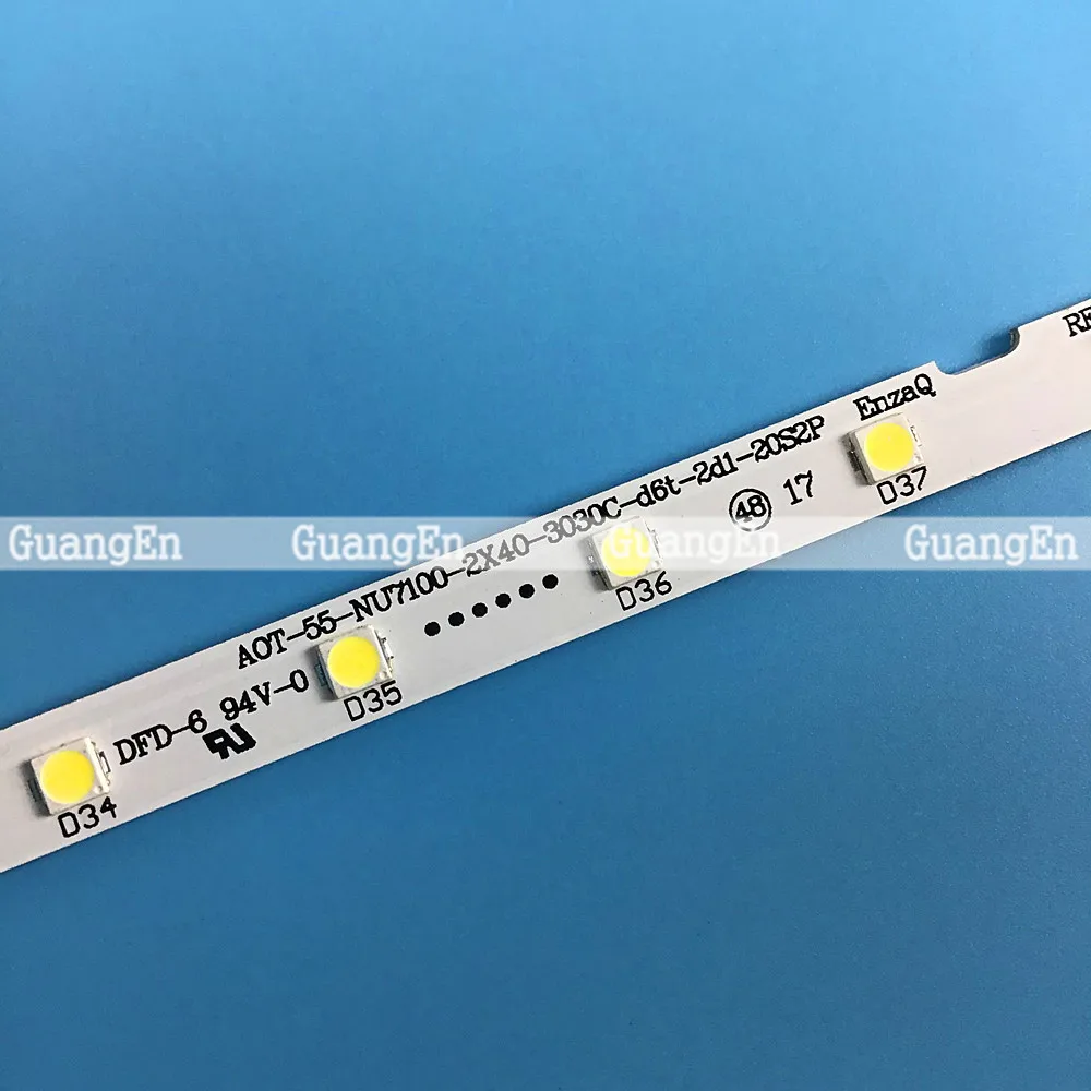 Светодиодная лента для Samsung UE55NU7100 UE55NU7300 aot_55 _ nu7300 nu7100 BN61-15485A Y18 NU7K 55NU7100 UE55NU7120 UE55NU7172 2