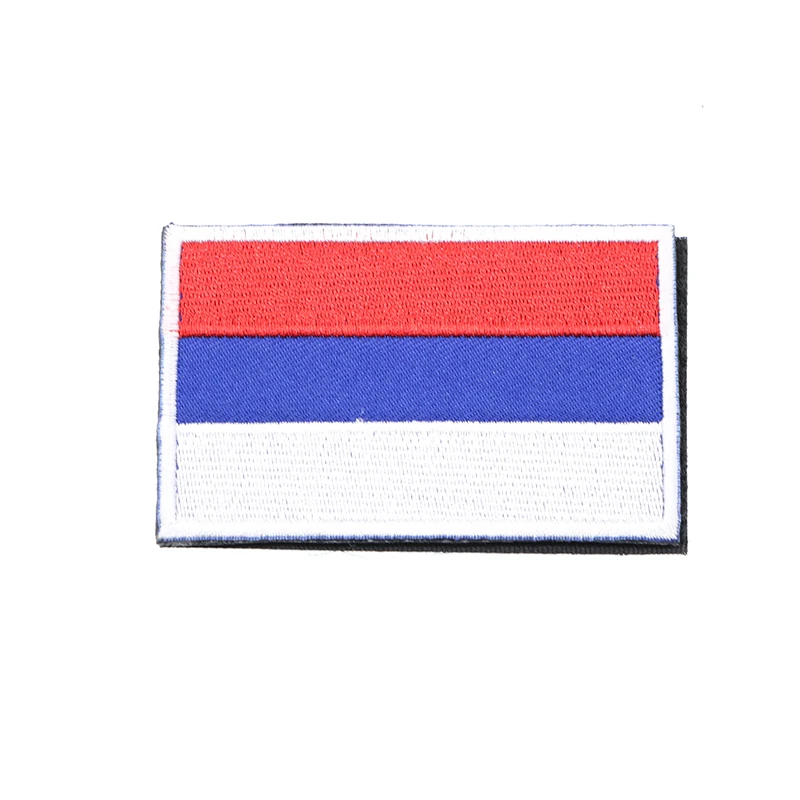 Бейдж с 3D вышивкой в виде флага Испании США Великобритании Японии Израиля