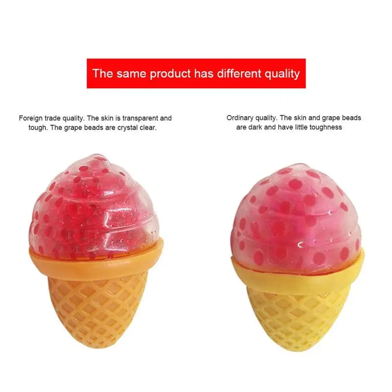 1 шт. разные цвета мороженого винограда мяч игрушка для Снятия Стресса Squeeze