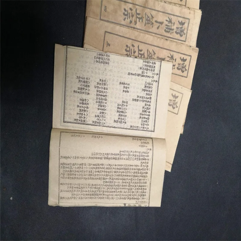 Древняя китайская амулетная книга на нитке колдовская рукописи 10 шт. в наборе |