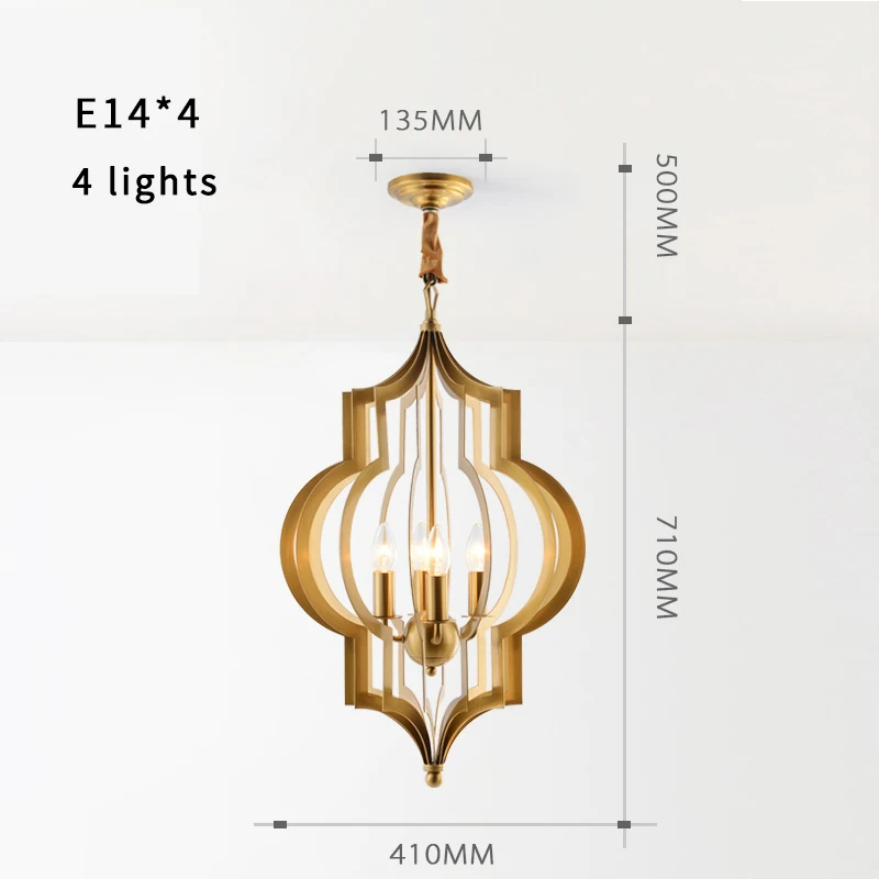 

Gold pendant lamp indoor bedroom light loft modern hanging light fixture in kitchen dining foyer home decorative 3 light CE ROHS