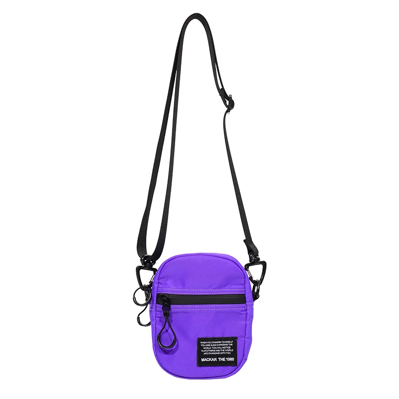 

Mackar Ins Hip Hop Small Satchel Messenger Bag Men's Shoulder Mini Phone Bag Women's Street Trendy Backpack Disco Bag