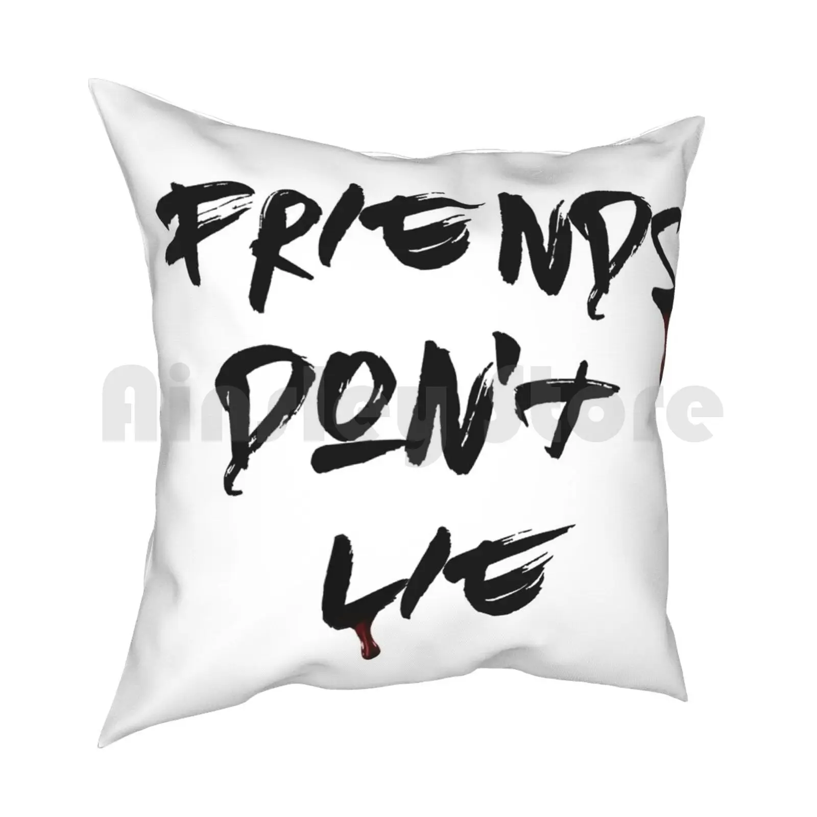 Подушка с принтом Friends Not Lie (одиннадцать)