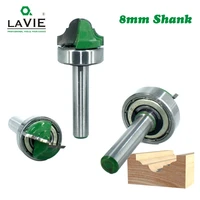 lavie 1pc 8mm shank bearing shank double roman ogee edging router bit milling cutter for wood wood line knife hobbing mc02100