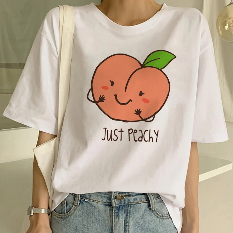 

Kawaii Summer Casual Fashion Tops Cartoon Fruit Japanses Aesthetic T Shirt Women Harajuku Cute Tee Shirts Clothes