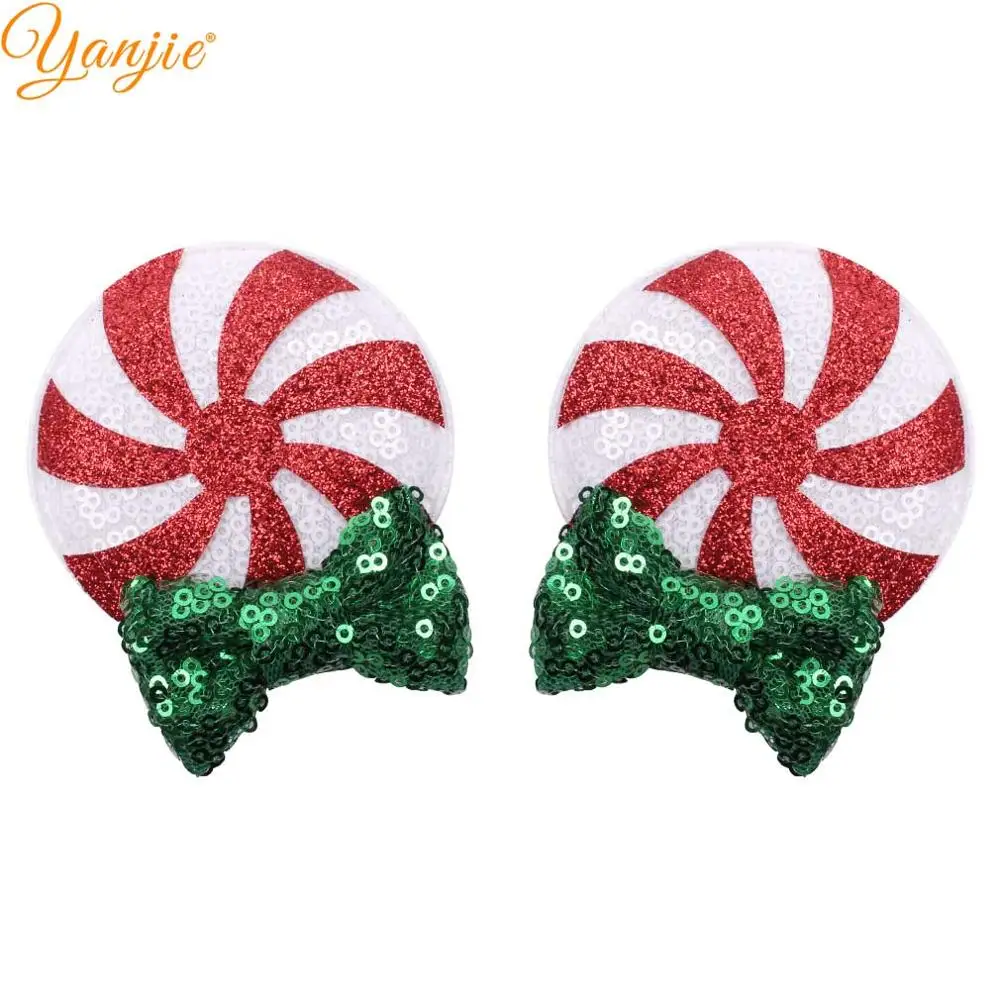 

1 Pair Mouse Ears Clips Kids Bow Hair Clips Mouse Ear Hairpins Festival Mouse Headband Party Hairgrips Barrette Hair Accessories