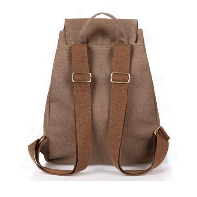 

Retro Men's Travel Backpack Canvas Solid Outdoor Camping Multifunctional Anti-theft Backpack Women