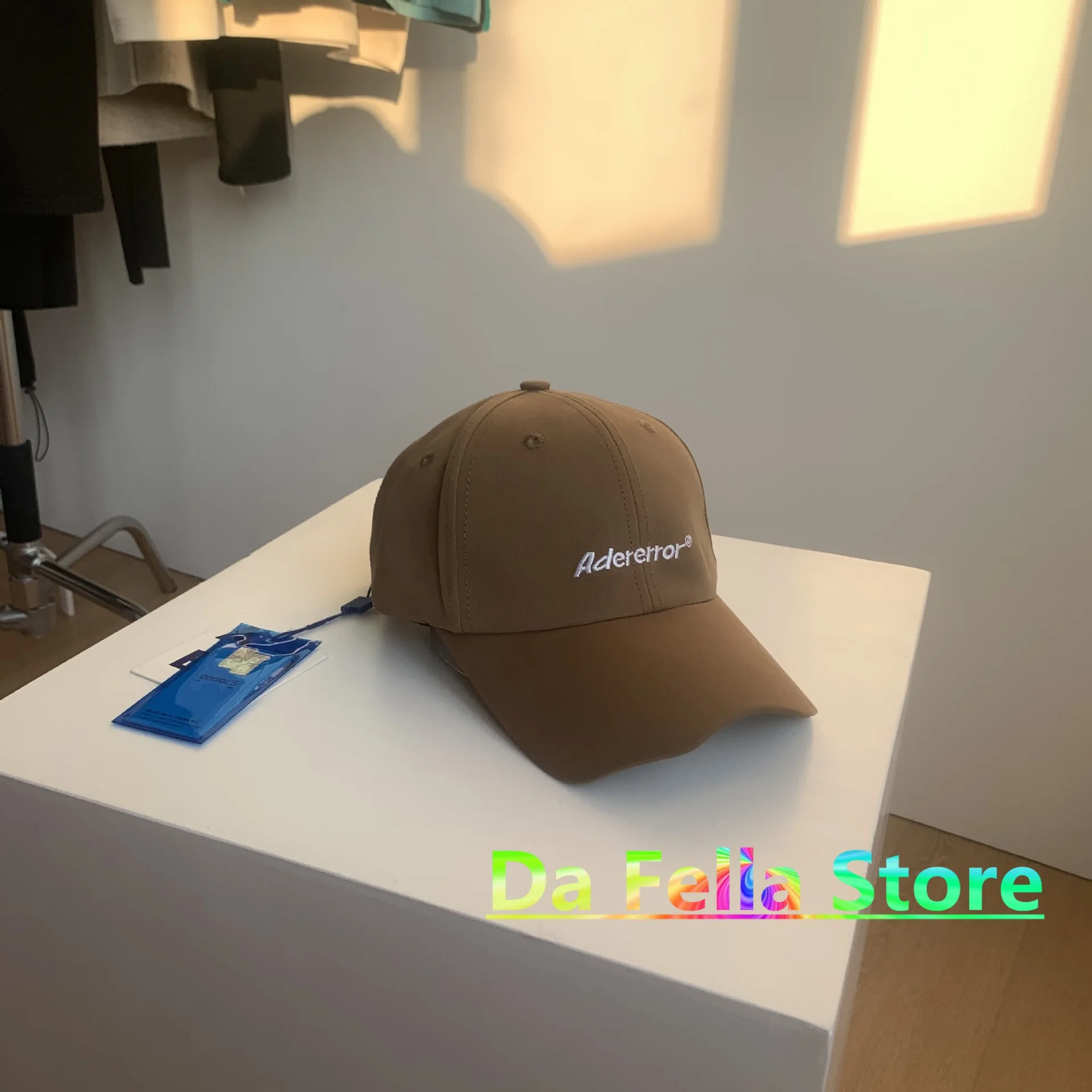 ADER ERROR Baseball Caps Men Women Adererror Embroidered Logo Hats High Quality Casual Black Ader Hats Back Cosmos Mark