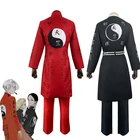 Костюм для косплея из аниме Токийские мстители, Tenjiku Izana Kurokawa Rindo Haitani, красно-черный жакет с воротником-стойкой и длинными рукавами