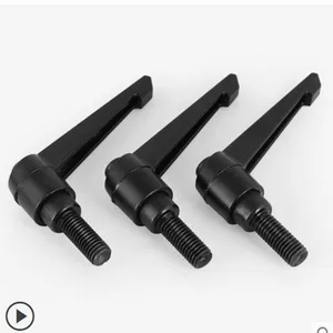 1 шт.лот ЧПУ 3D принтер M4 M5 M6 M8 M10 m12 * L черная наружная резьба зажимной рычаг регулируемая ручка
