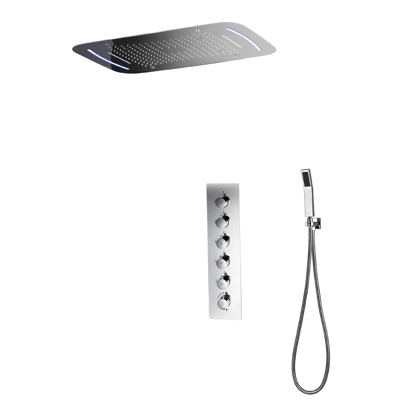 Набор для душа со светодиодной головкой из нержавеющей стали SDSN 700 мм