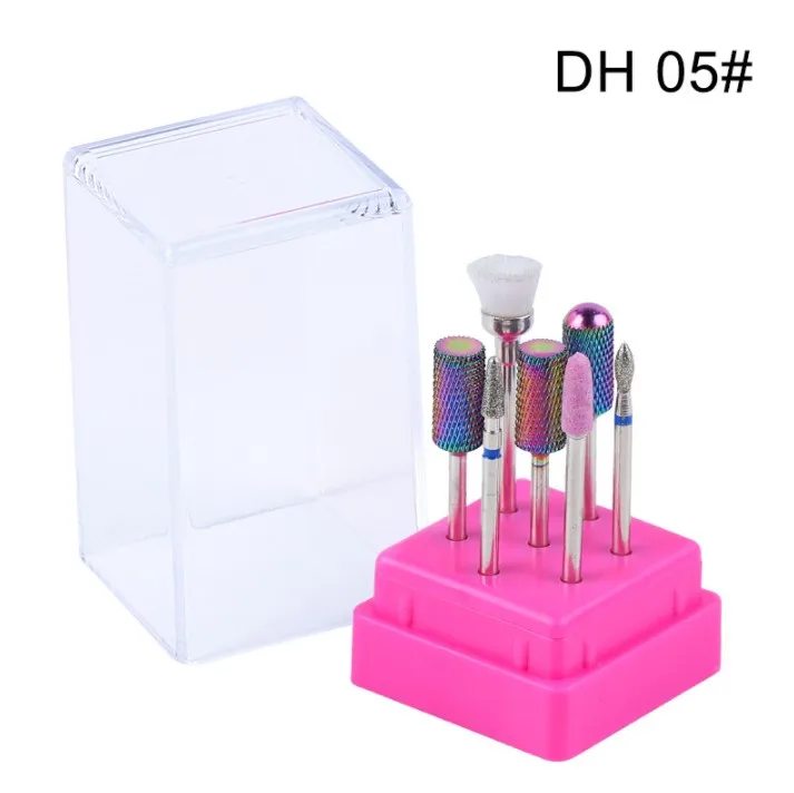 Горячая продажа 7 шт. алмазные сверла для ногтей Электрический Маникюрный машины