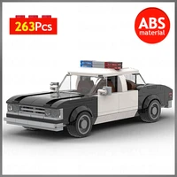 moc die hard 1979 impalas police vehicle building blocks high tech city car model bricks kids diy educational toys for boys gift