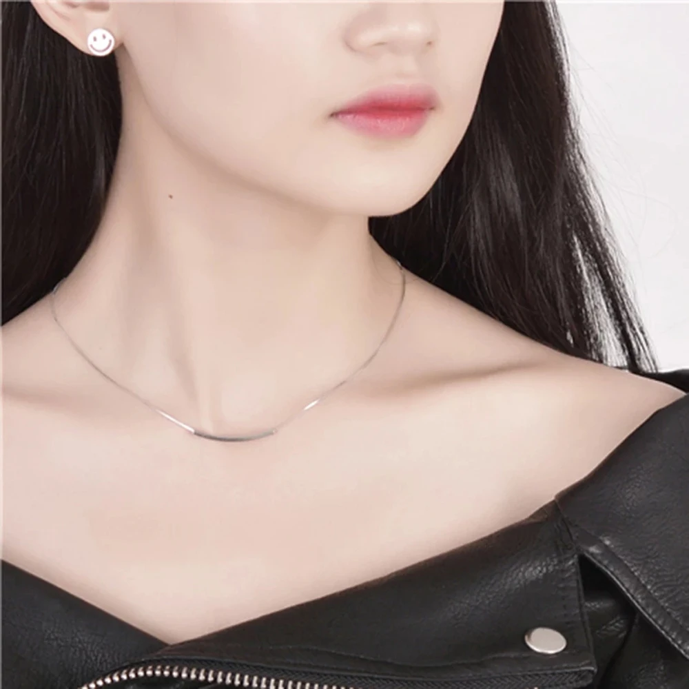 

Simple Fashion Personality Creative Design Necklace Stereo Pipe Chain Women's Exquisite Gift