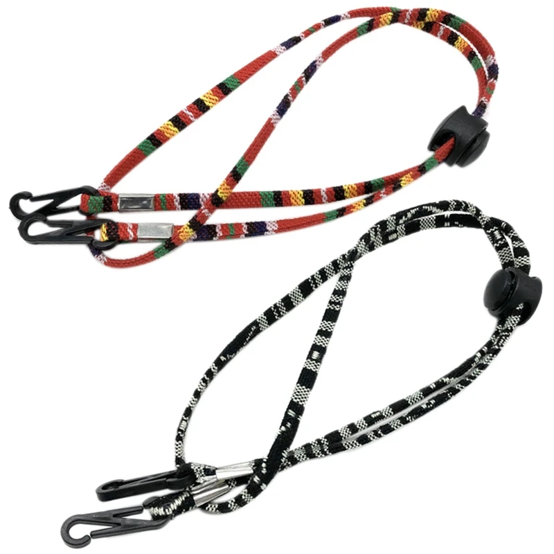 

Hot 2 Pcs Adjustable Face Mask Hanging Rope Face Mask Lanyard Anti-Lost Disposable Mask Holder Ear Hanging Rope, No.1 & No.6