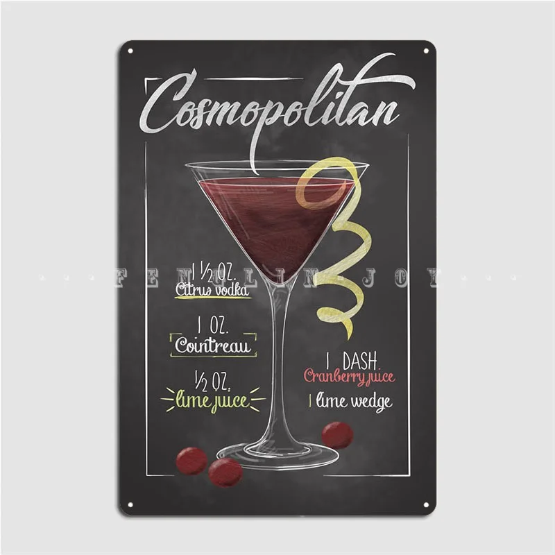 Коктейльный бар Космический плакат металлический гостиная настенный клубный