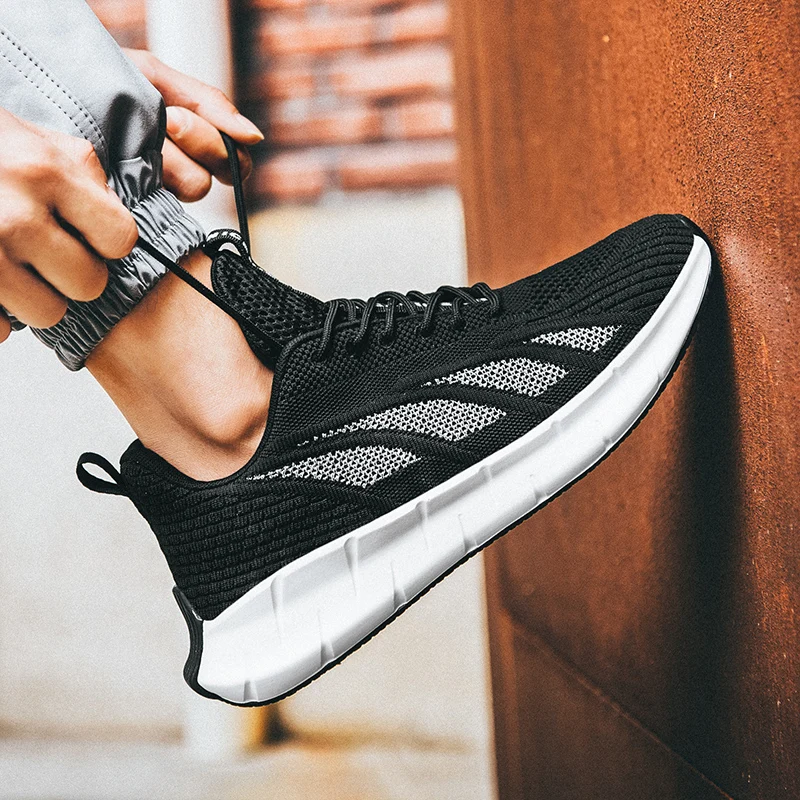 

Zapatos Casuales Causal Shoes For Men Casual Sneakers Fashion Light Breathable Sneaker Spring Black