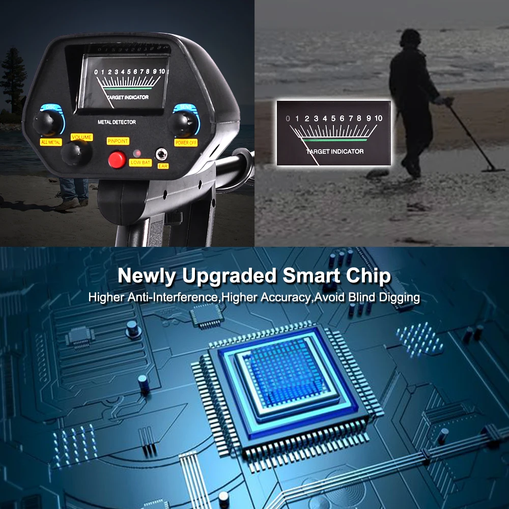 MD4080 портативная Простая установка подземный металлоискатель Высокая