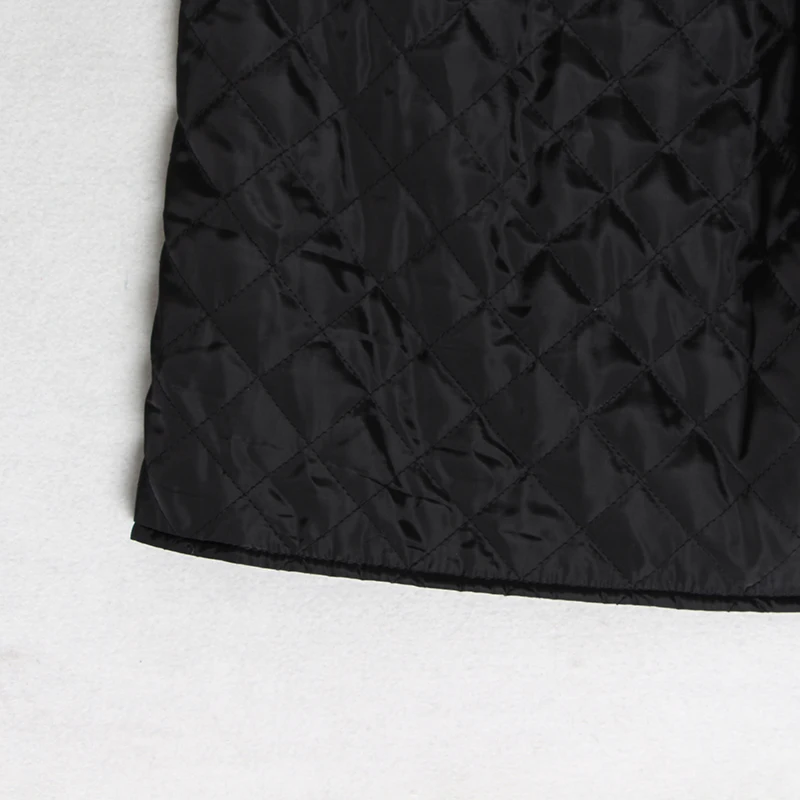 TWOTWINSTYLE Argyle хлопковое пальто женское фонарь с длинным рукавом на шнуровке с высокой талией Длинная женская верхняя одежда корейская винтажная мода