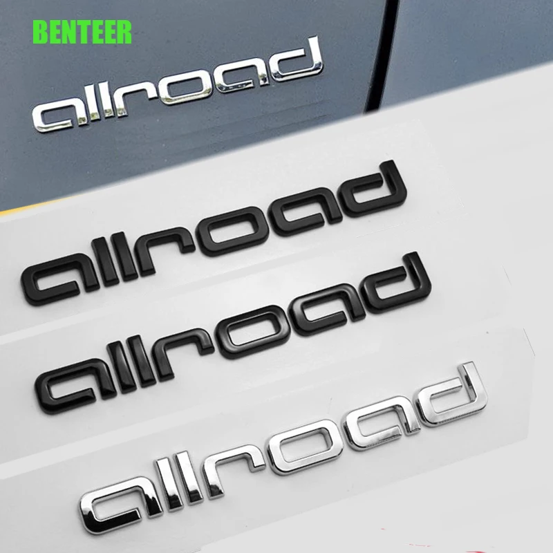 

1 шт., автомобильная наклейка Allroad для Audi A1 A3 A4 A4L A6 A6L A7 A8 Q3 Q5 Q7 TTS