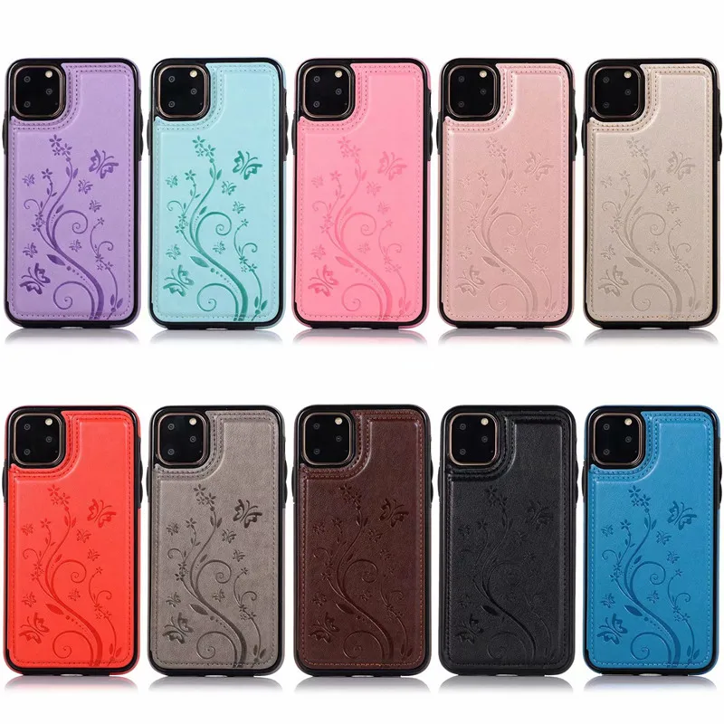 magnetic car phone case for iphone x xr xs max 6 6s 8 7 plus leather case card holder cover wallet case for iphone 11 pro max free global shipping