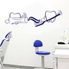 Зубная зубная паста, стоматология, настенная наклейка, виниловый стоматологический декор для ванной комнаты, настенные наклейки, водонепроницаемое украшение для стоматологической клиники Z673