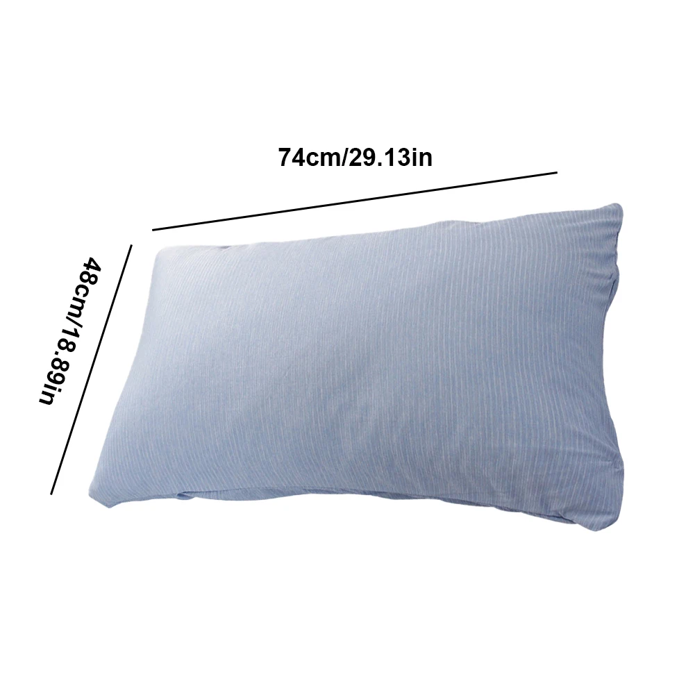 

2PCS Sofa Decorative Cushion Cover Pillow Pillowcase Pillow Case Cooling Rectangular Cushion Cover With Invisible Zipper 48x74cm