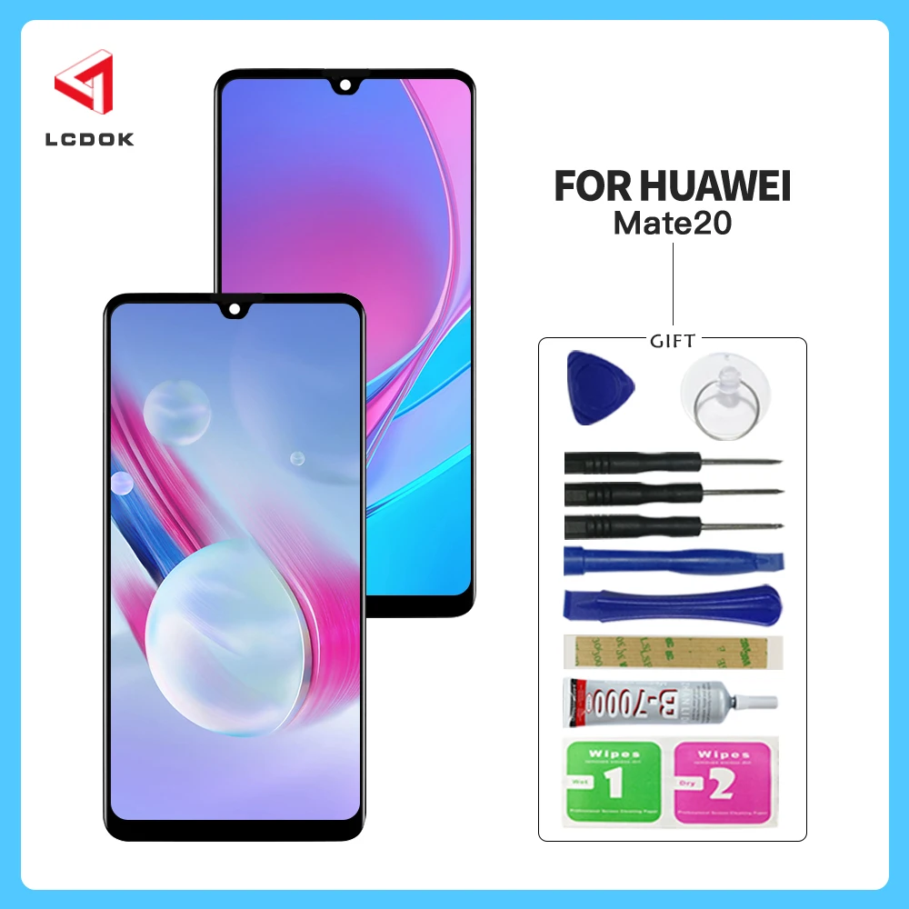 ЖК дисплей для huawei mate 20 lite с сенсорным экраном дигитайзер сборка Замена
