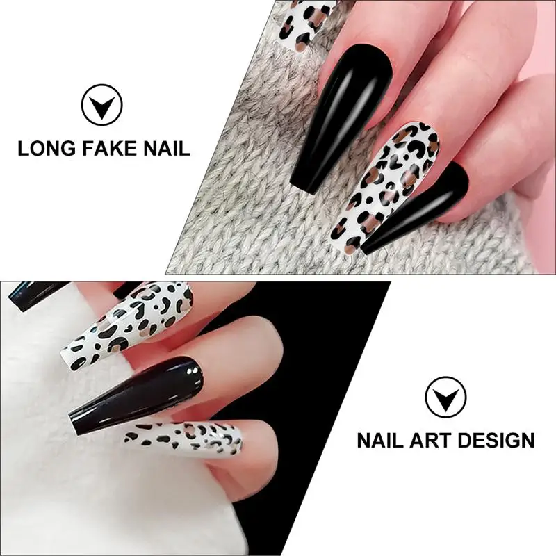 

48pcs False Nail Practical Stylish Exquisite Girl False Nail Art Salon Fake Nails