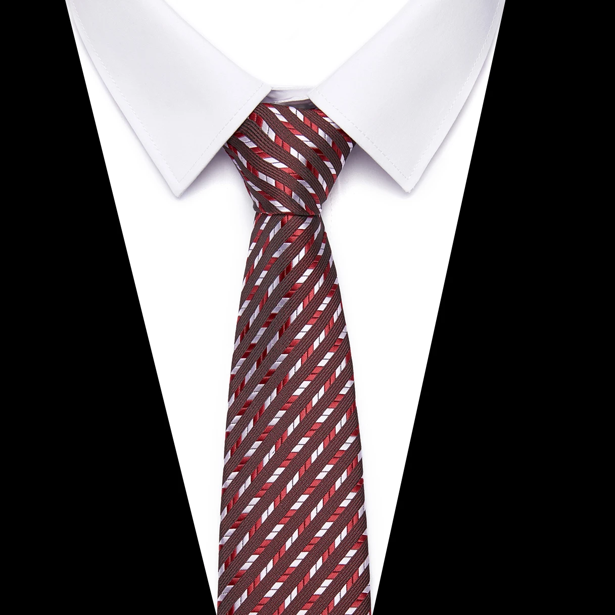 

100% Silk tie skinny 7.5 cm Red floral necktie high fashion plaid ties for men slim cotton cravat neckties Mens 2019 gravatas