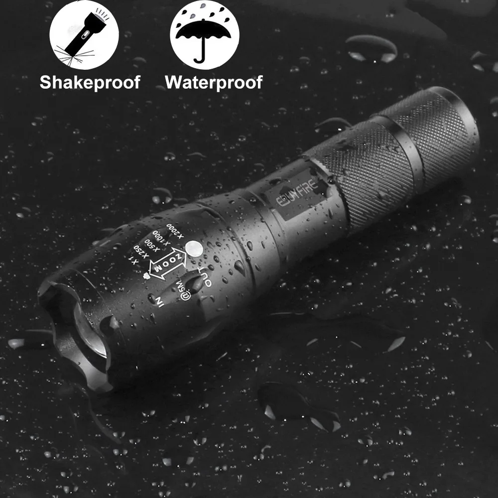 Новинка USB фонарик перезаряжасветодиодный m-l T6 LED 3800lm AAA 500m масштабируемый 18650