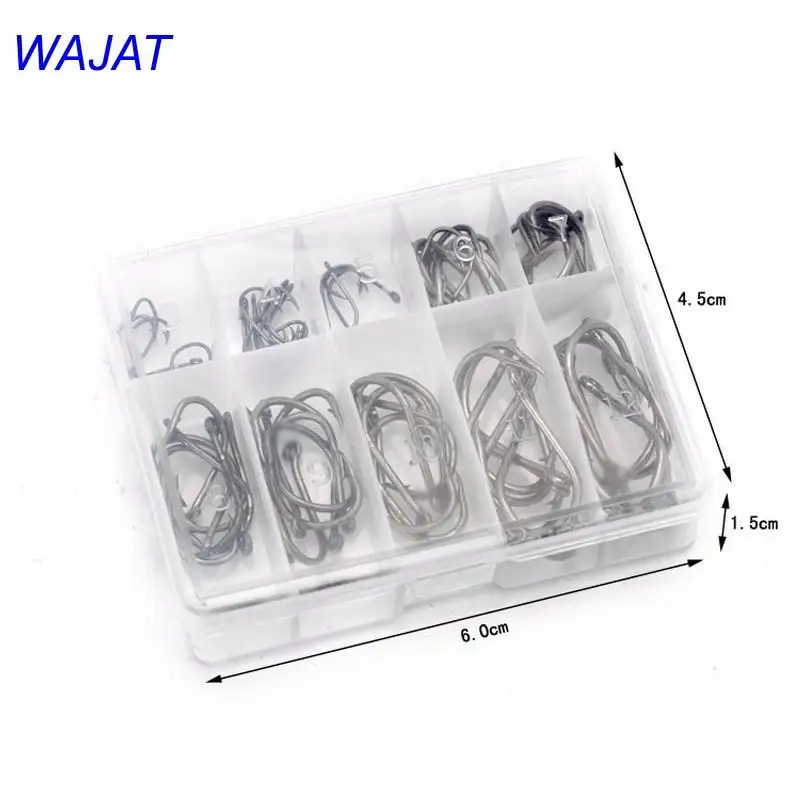 Assist Hook Fishing Ice 1 Barbed High Carbon Steel Fish Anzuelos De Pesca Mar Lismprobero No Jig Head 2 Joshnes Swivel Worm Bait | Спорт и