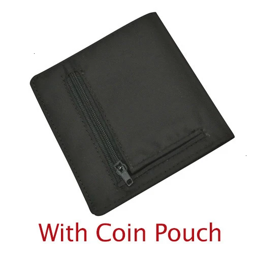 with coin pouch Ультратонкий нейлоновый маленький кошелек для мужчин и женщин, минималистичный тонкий мини-кошелек на молнии для монет, компактный кошелек для денег, чехол для карт, держатель - Цвет: with coin pouch