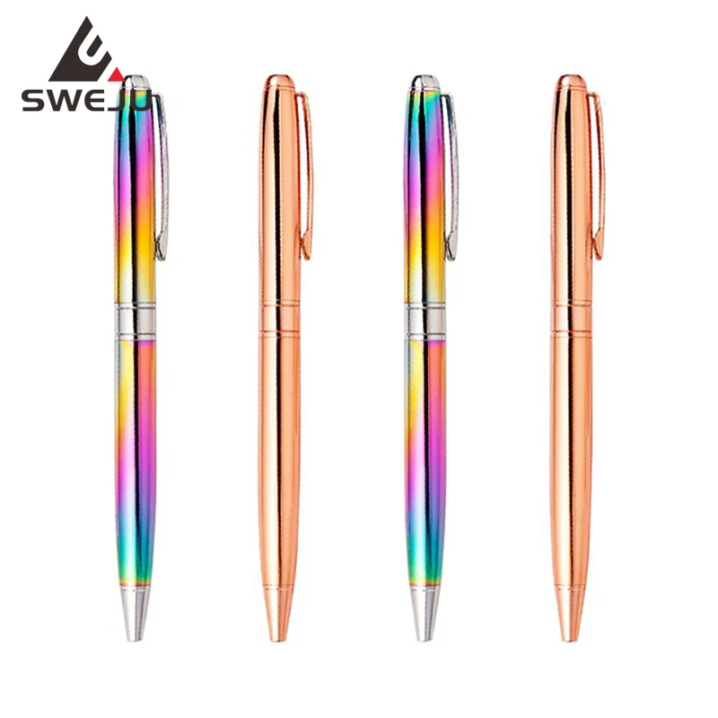 Роскошная шариковая ручка милый вращающийся блеск автоматический гелевые ручки