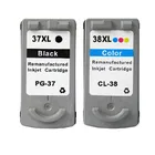 Картриджи для принтера PG37 CL38 37 38, замена для Canon Pixma MP140 MP190 MP210 MP220 MP420 IP1800 IP2600 MX300 MX310