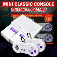 new retro super classic game mini tv 8 bit family tv video game console built in 660 games handheld gaming player gift