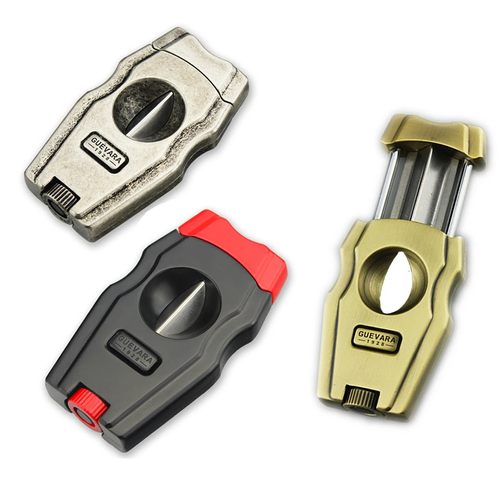 Резак для сигар V cut нержавеющая сталь гильотина позолоченная резак 62 кольцо