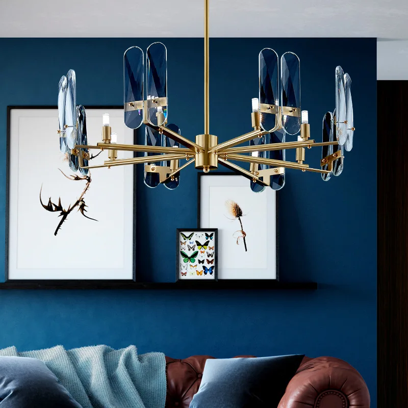 

nordic led stone lustre pendente luminaria pendente hanglamp pendant lamp commercial lighting chandelier living room bedroom