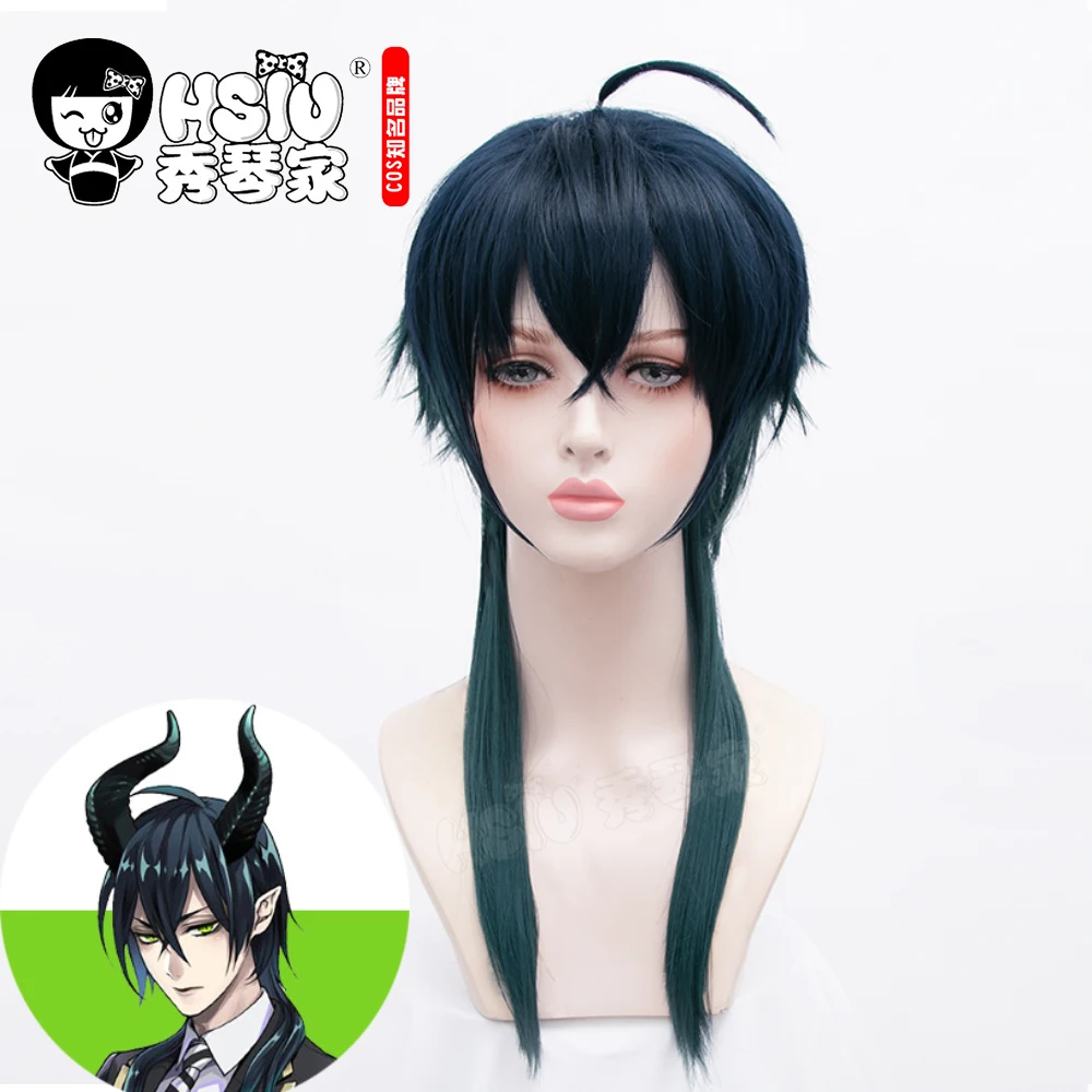 Парик для косплея из игры витая страна чудес темно зеленый| |