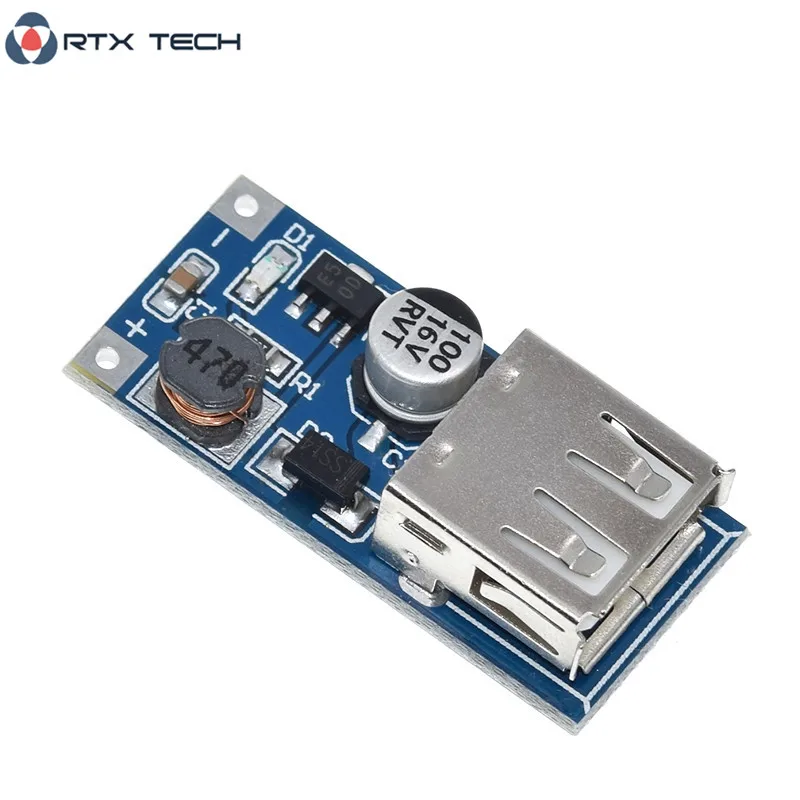 10 шт. DC-DC модуль boost (0 9 V ~ 5V) до 5V 600mA USB схема mobile power | Электронные компоненты и