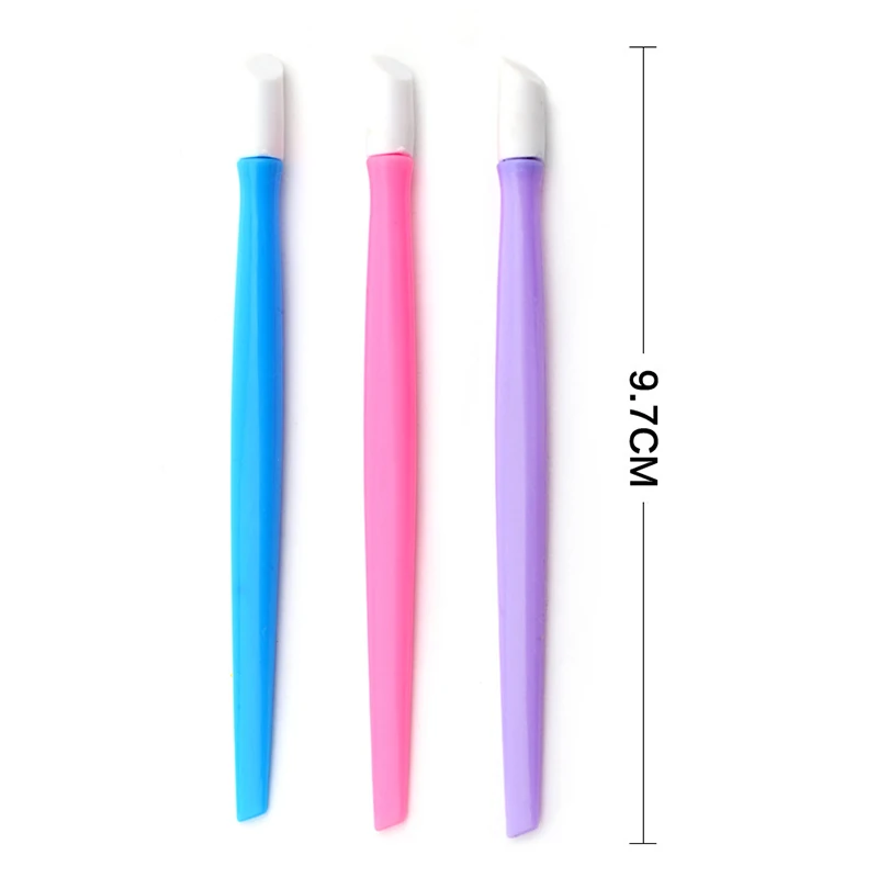 

Nail Art for women wooden stick cuticle layer push dead skin removal products double pressure pen random color nail art tool