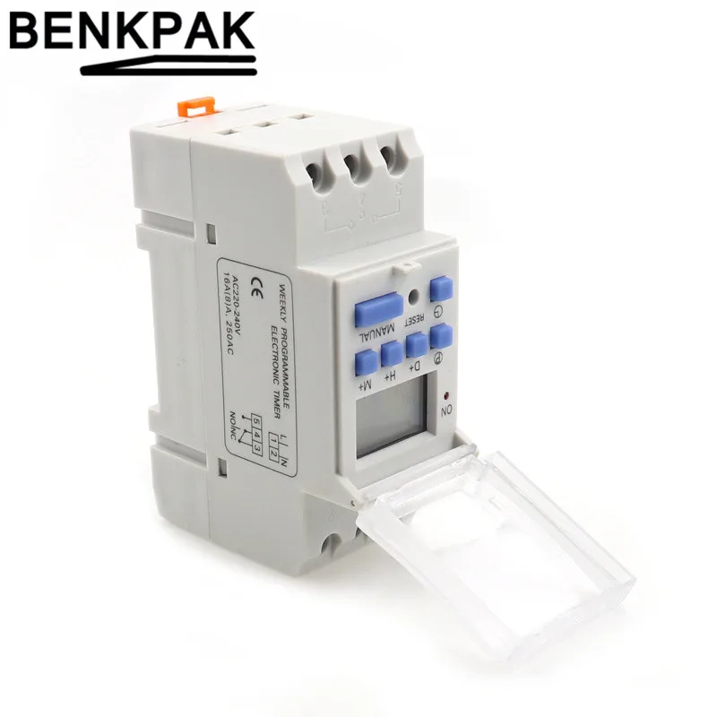 THC15A 16A 220V Реле времени на Din-рейку программируемый электронный звонок |