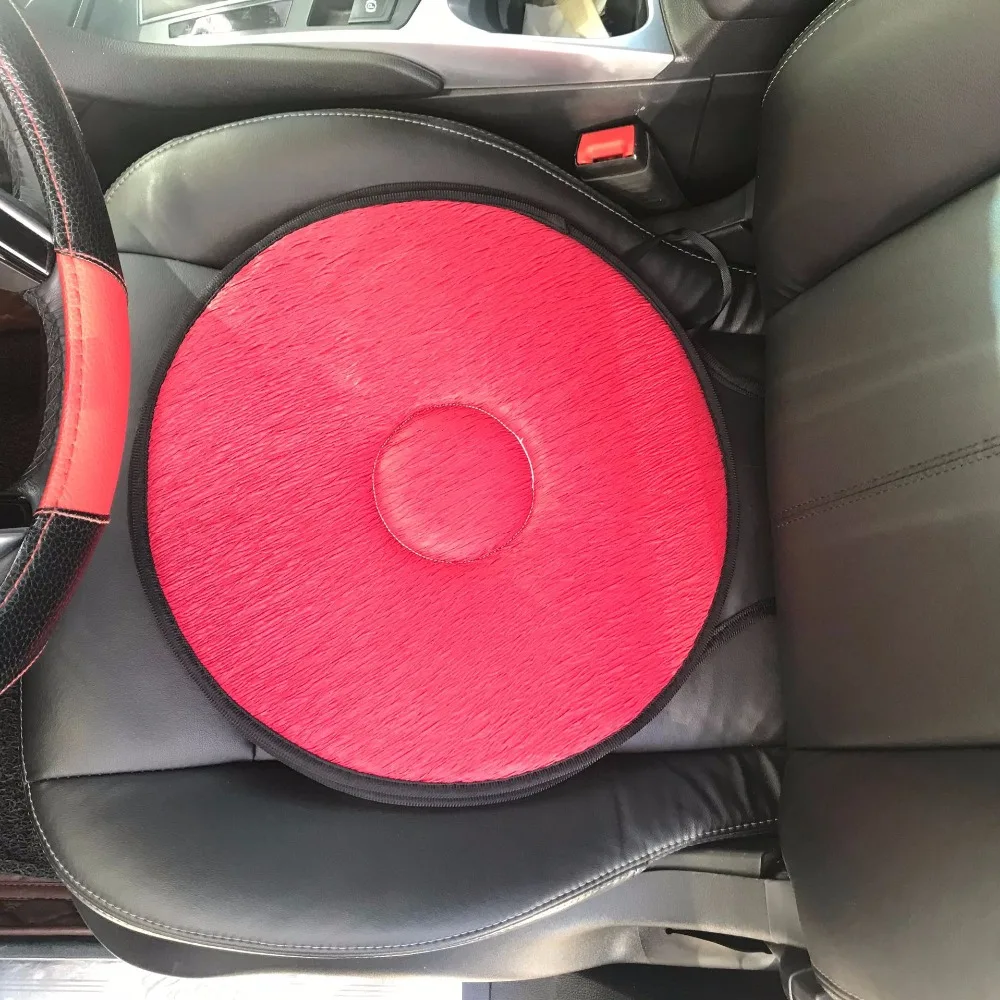 

360 Degree Rotation Cushion Car Seat Foam Mobility Aid Chair Seat Revolving Cushion Swivel Car Memory Foam Mat