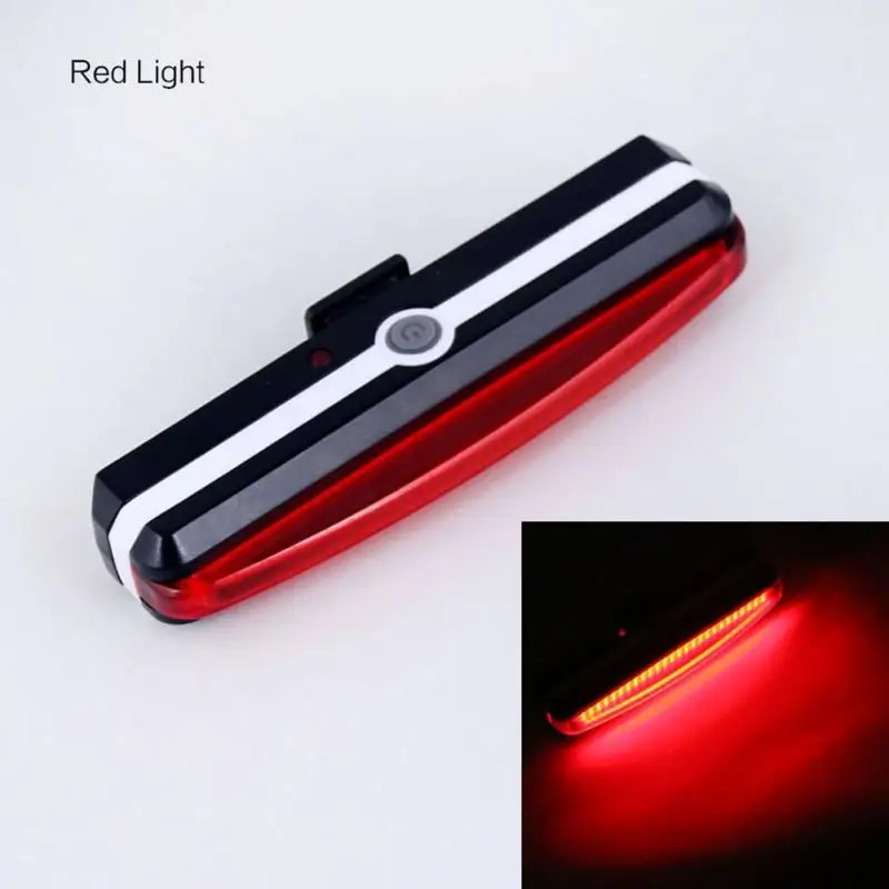 

Waterproof Bike Taillight USB Charging Safety Taillight LED Warning Light Easy To Install Night Bicycle Light Accessories